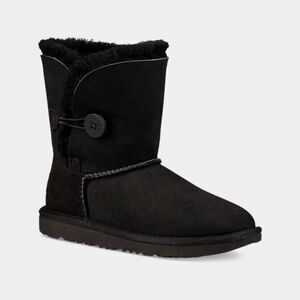 UGG Bailey Button II 1017400K Kid's Boys Black Twinface Sheepskin Boot UGG333